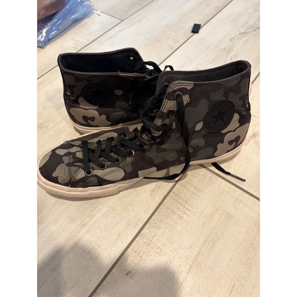 Converse Chuck Taylor II Hi Top Camo Black Grey Mens 15 151157C